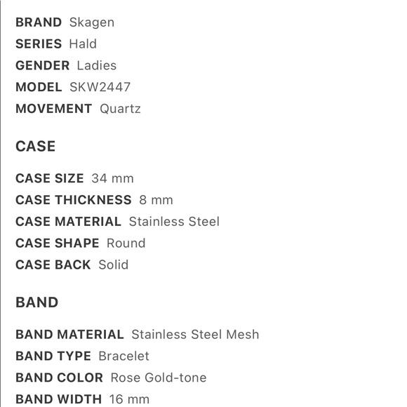 Ladies New Skagen Rose Stainless Steel SOLAR watch NWT - Picture 13 of 16